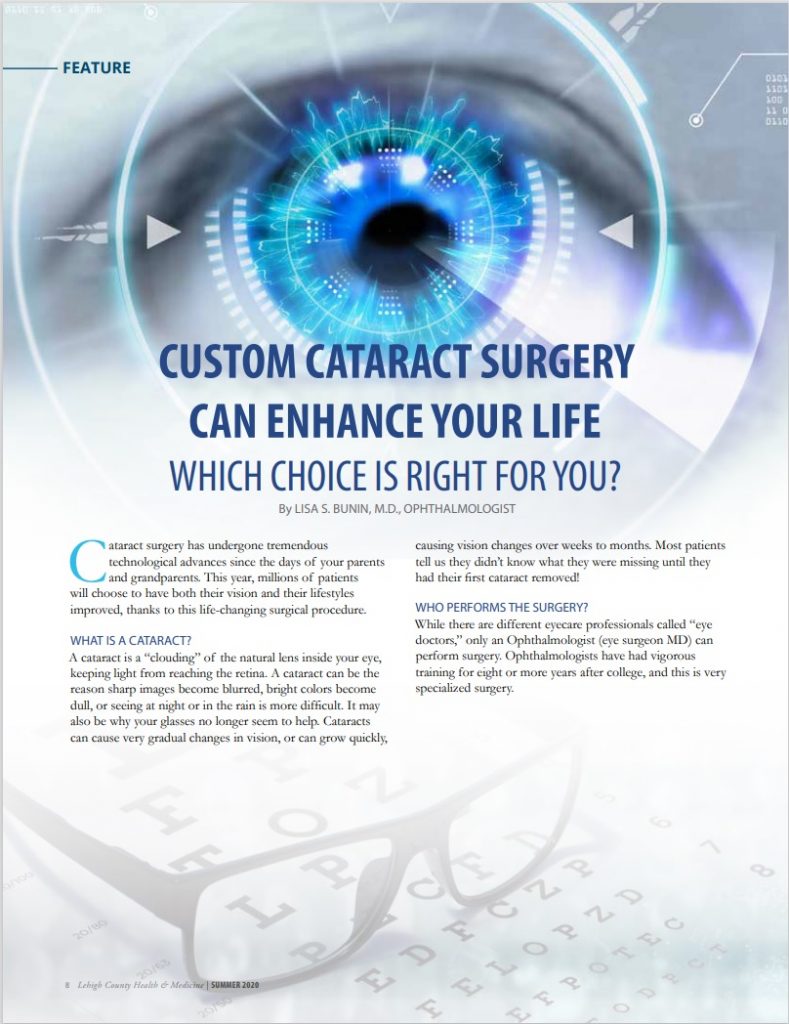 Custom Cataract Surgery Custom Cataract Surgery