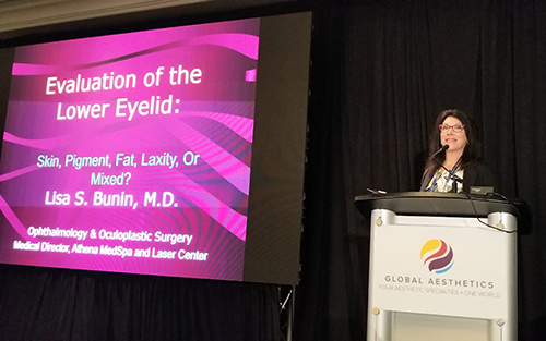 Global Aesthetics speaker Dr. Lisa bunin